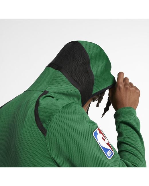 Nike Boston Celtics Therma Flex Showtime Nba Hoodie in Green for Men | Lyst  UK