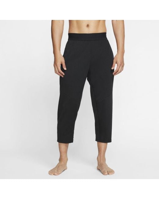 Nike Yoga Dri-fit 3/4 Pants (black) - Clearance Sale for Men | Lyst