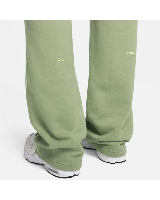Nike Nocta Open Hem Fleece Pants Oil Green for men
