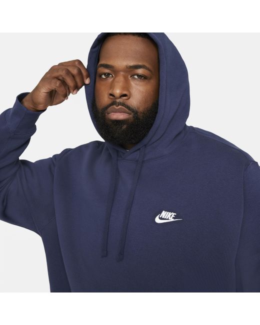 Nike Blue Sportswear Club Fleece Pullover Hoodie