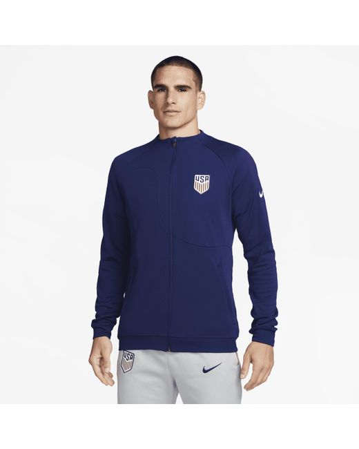 Nike U.s. Academy Pro Dri-fit Soccer Jacket In Blue, for Men | Lyst