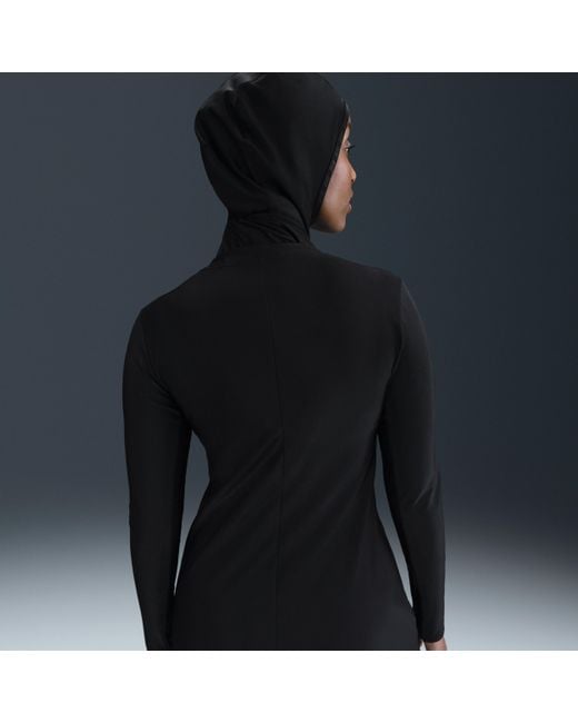 Nike Blue Swim Victory Long-Sleeve Tunic And Leggings Set