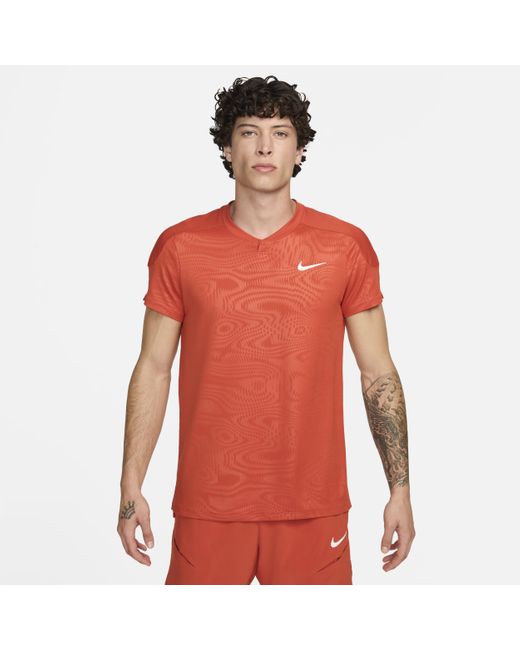 Nike Red Court Slam Top Polyester for men