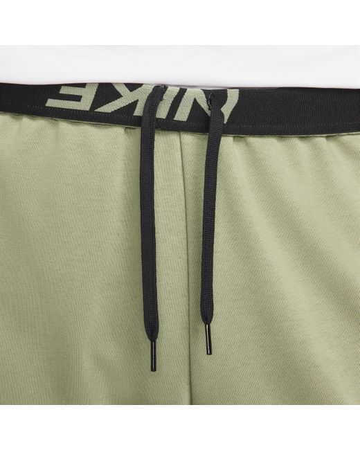 Nike Dri-fit Fitnessbroek Met Taps Toelopend Design in het Green voor heren