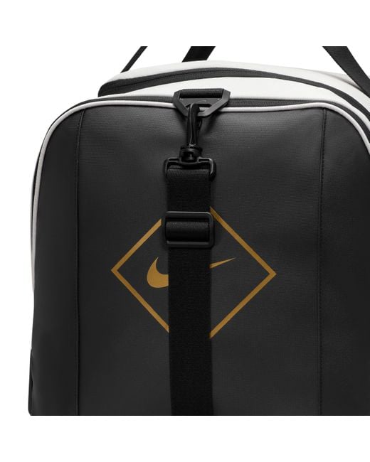 Nike Diamond Duffel Bag (72L) in Black | Lyst
