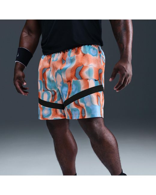 Nike Blue Icon Dri-Fit 6" Basketball Shorts for men