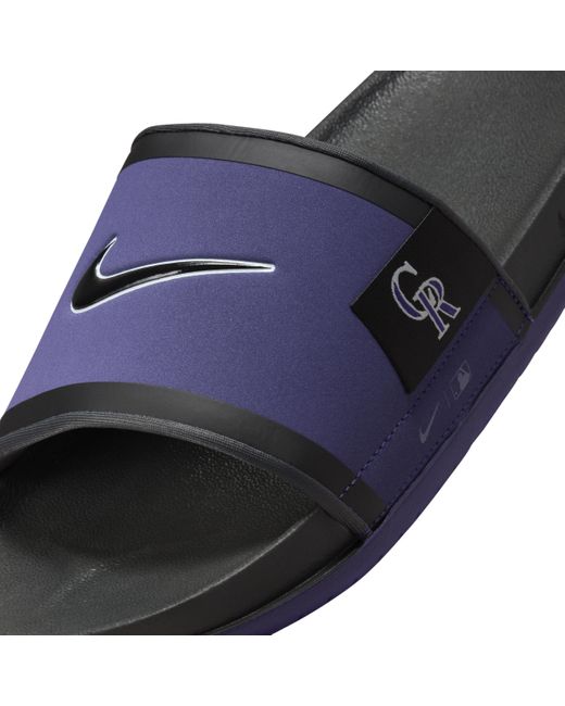 Nike Blue Offcourt (colorado Rockies) Offcourt Slides for men