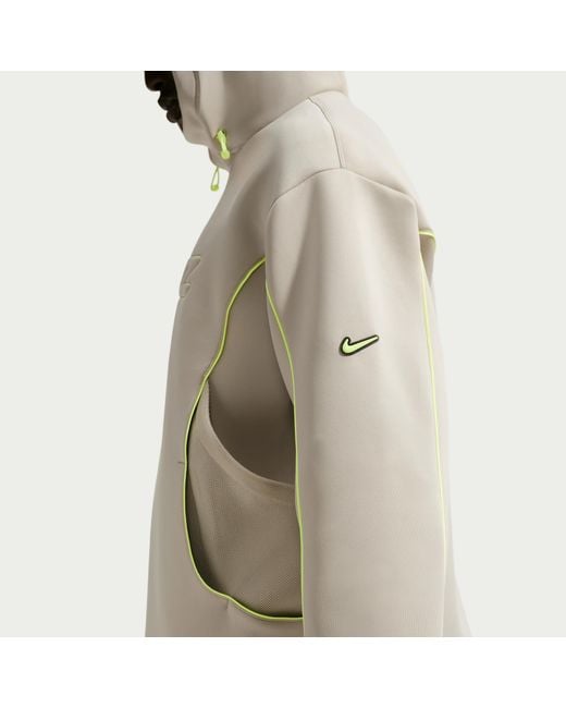 Nike Brown Project F.R.O.G. Bubble Mesh Pullover Hoodie for men