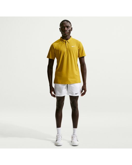 Nike Court Slam Dri-Fit Adv Tennis Polo in Yellow for Men | Lyst