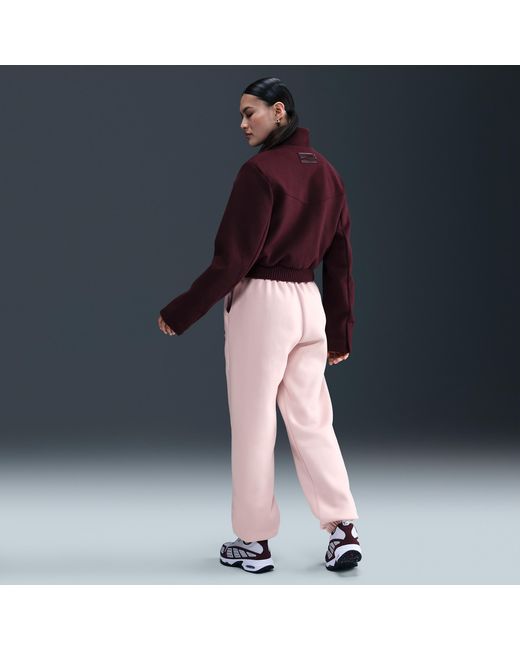 Nike Blue Sportswear Phoenix Fleece High-Waisted Oversized Pants
