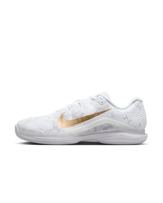 Nike Men's White Vapor 12 Magnolia Hard Court Tennis Shoes