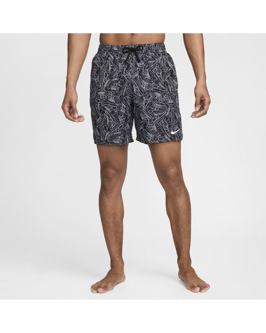 Nike Blue Swim Sneakers 7" Volley Shorts for men