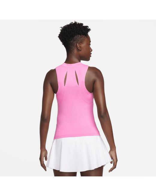 Nike Pink Court Advantage Tank Top Polyester