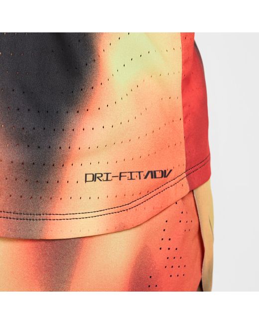 Nike Red Aeroswift Elite Entry Dri-Fit Adv Running Tank Top for men