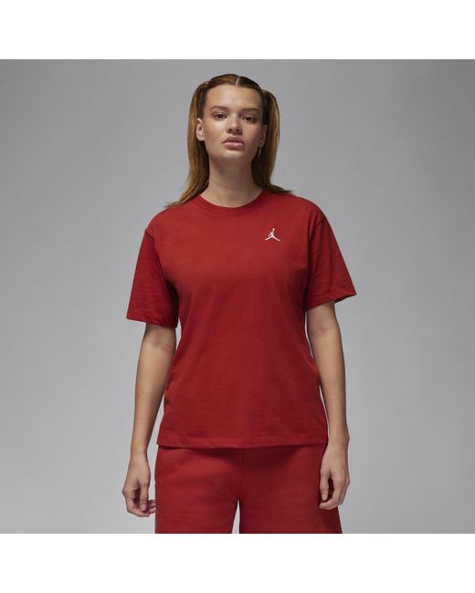 Nike Red Jordan Essentials Top Cotton