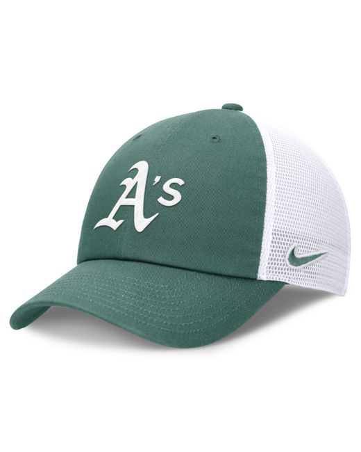 Nike Green Oakland Athletics Bicoastal Club Mlb Trucker Adjustable Hat