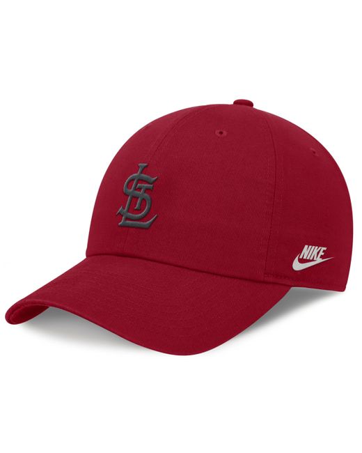 Nike Red St. Louis Cardinals Rewind Cooperstown Club Mlb Adjustable Hat for men