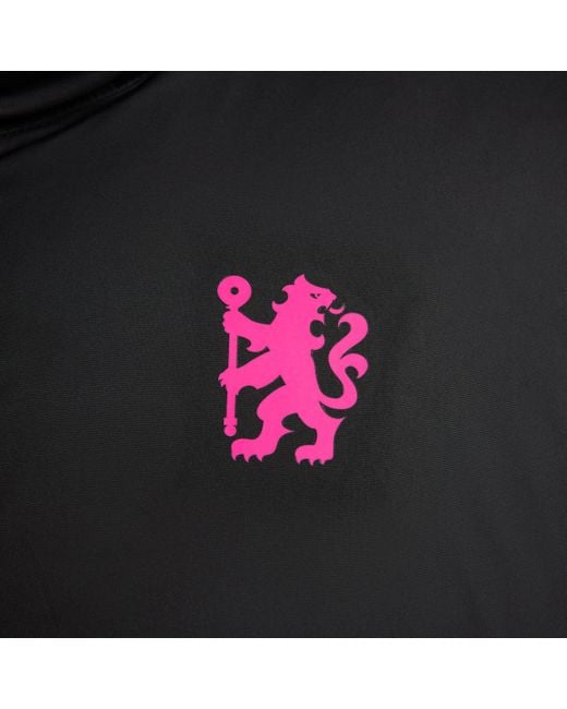 Nike Black Chelsea F.C. Strike Windrunner Primaloft Storm-Fit Football Hooded Parka for men