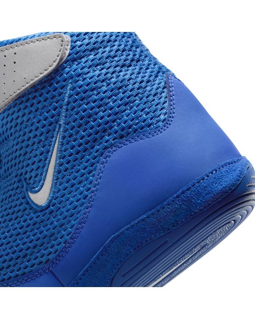 Nike Inflict Wrestling Shoes in Blue Lyst