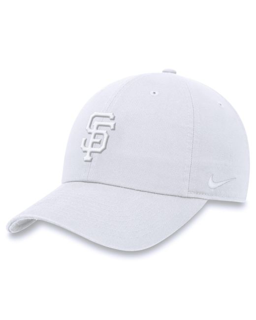 Nike White San Francisco Giants Club Mlb Adjustable Hat for men