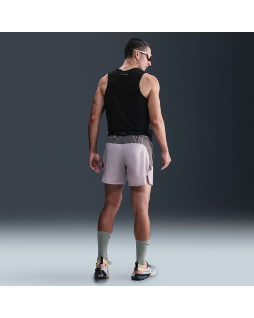 Nike Black Solar Chase Dri-Fit Adv Running Tank Top for men