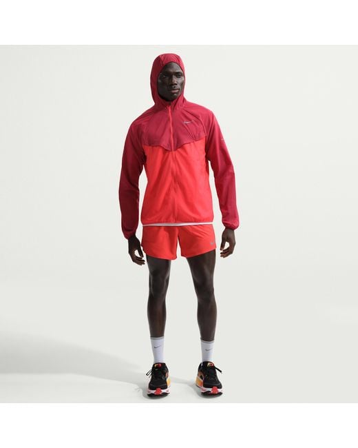 Nike Red Stride Repel Uv Running Jacket for men