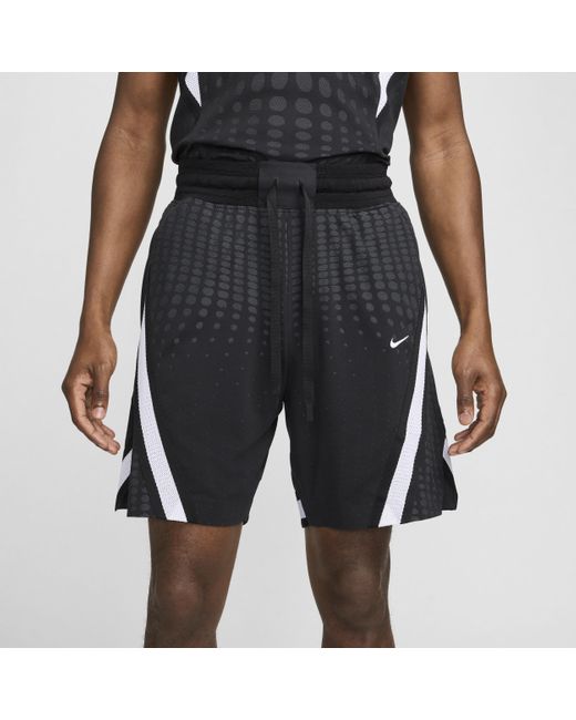 Nike Black Dri-fit Adv 20cm (approx.) Basketball Shorts Recycled Polyester/75% Recycled Polyester Minimum for men