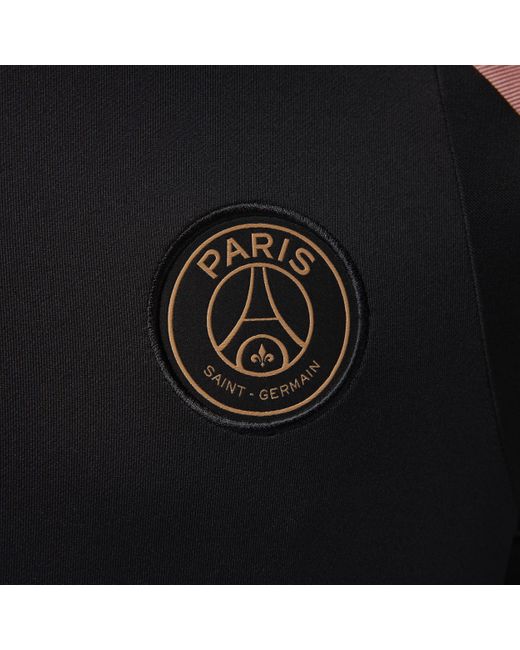 Nike Black Nike Paris Saint-Germain Strike Third Dri-Fit Football Drill Top for men
