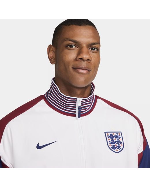 Nike Blue England Strike Home Dri-fit Football Jacket Polyester for men