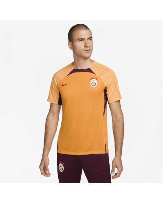 Nike Galatasaray Strike Dri-fit Short-sleeve Football Top in Orange for Men  | Lyst UK