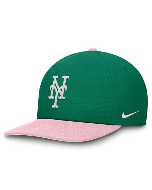 Nike Green New York Yankees Malachite Pro Dri-fit Mlb Adjustable Hat