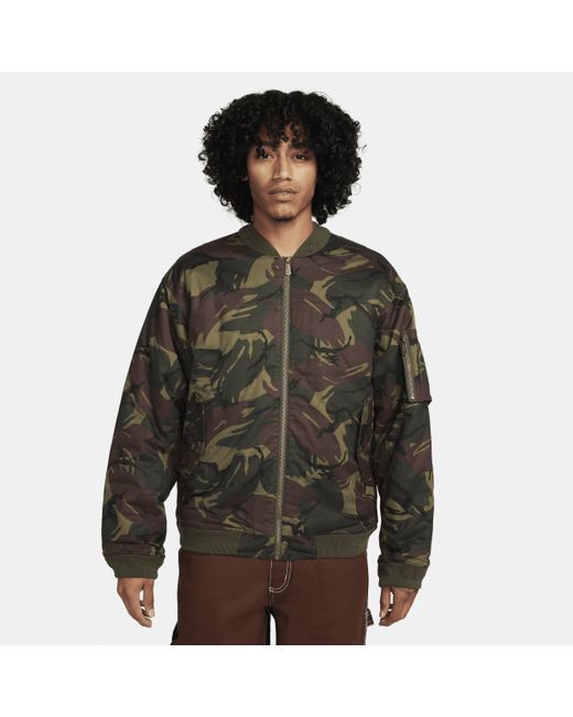 Nike Green Life Woven Ma1 Flight Jacket Polyester for men