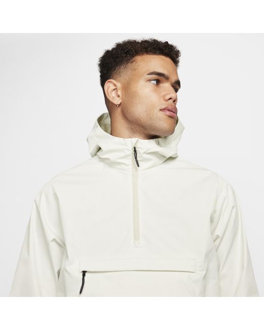 Nike White Unscripted Repel Golf Anorak Jacket for men