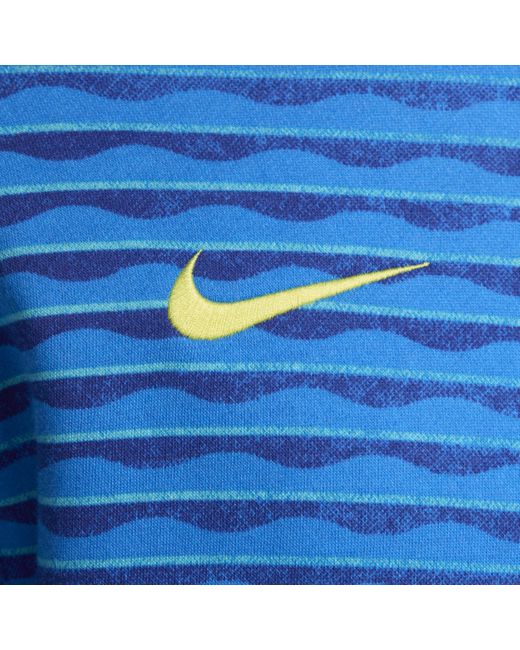 Nike Blue Brazil Club Fleece Soccer Full-zip Hoodie for men