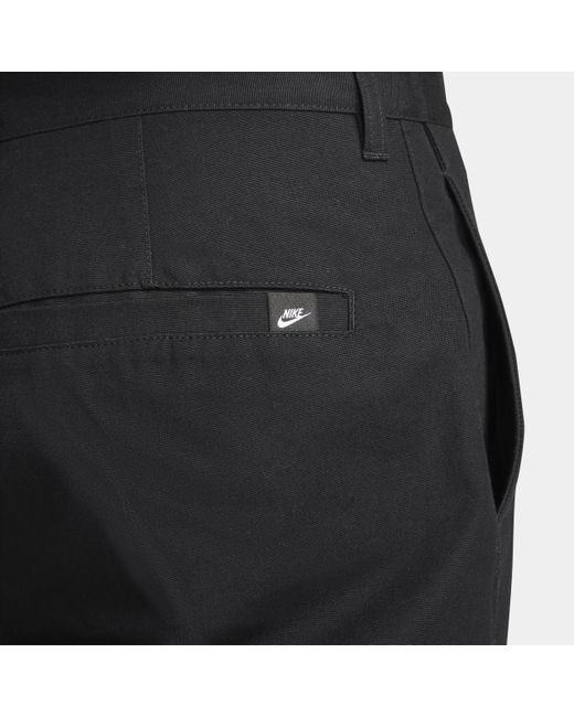 Nike Black Club Chino Trousers Cotton for men
