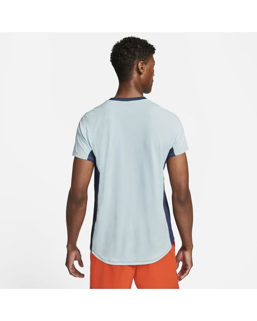 Nike Men's Court Dri-Fit Tennis Polo Blue