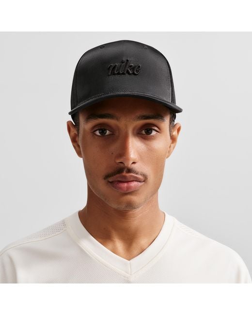 Nike Black Rise Structured Premium Trucker Cap