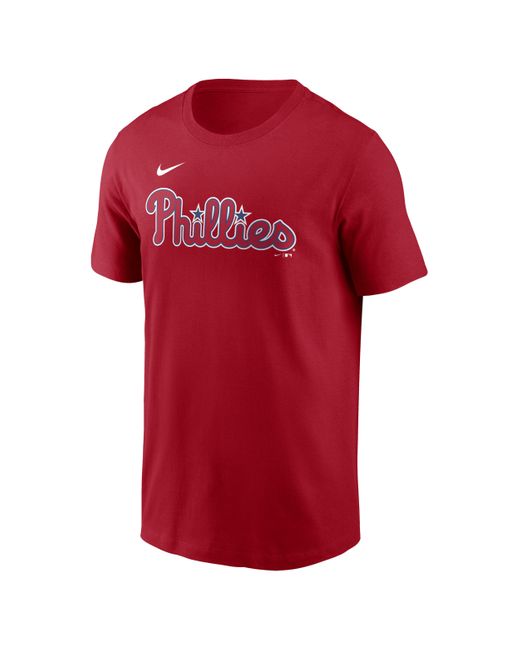 Nike Red Bryce Harper Philadelphia Phillies Fuse Mlb T-shirt for men