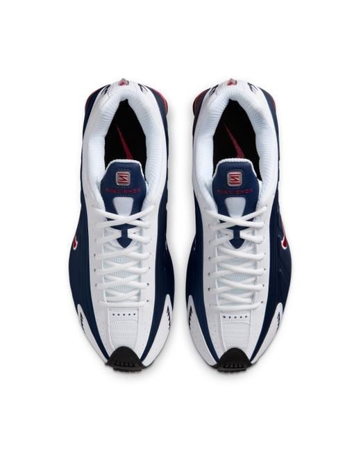 Nike Shox R4 Shoes in Blue for Men | Lyst