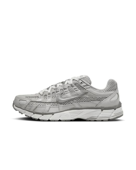 Nike Gray P-6000 Premium Shoes for men
