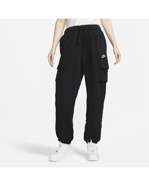 Nike Sportswear Club Fleece Mid-rise Oversized Cargo Sweatpants in ...