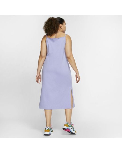 purple nike dress