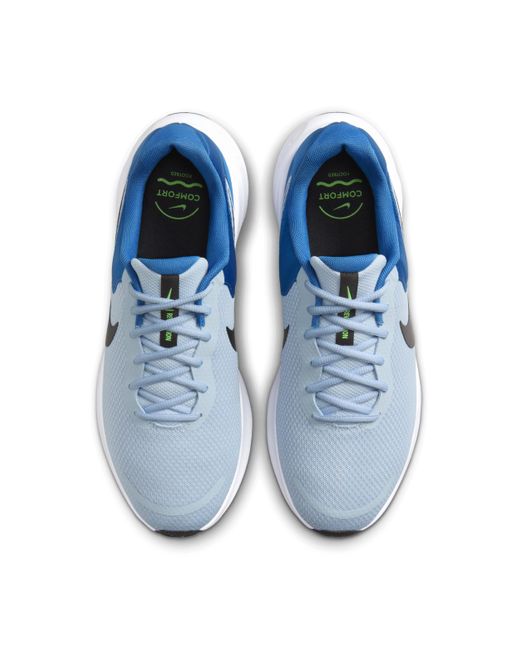 Nike Blue Revolution 7 Road Running Shoes for men