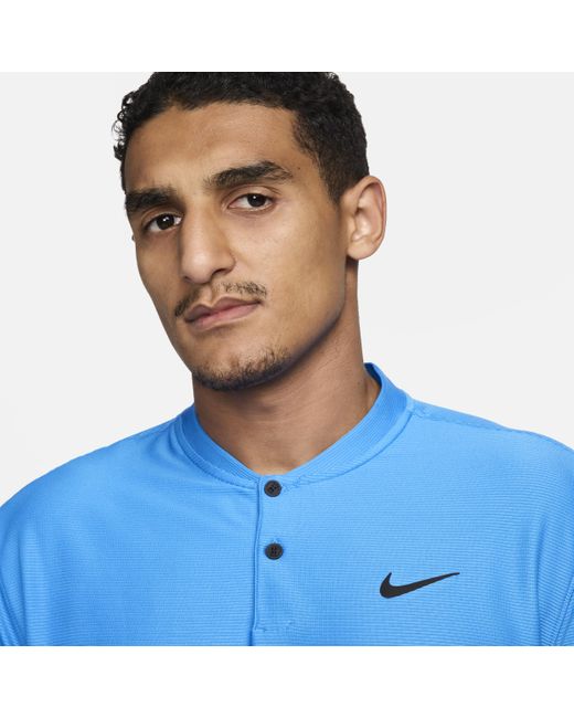 Nike Blue Tour Dri-fit Golf Polo for men