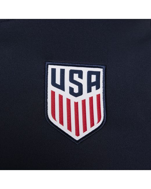 Nike Blue Usa Strike Dri-fit Soccer Crew-neck Top