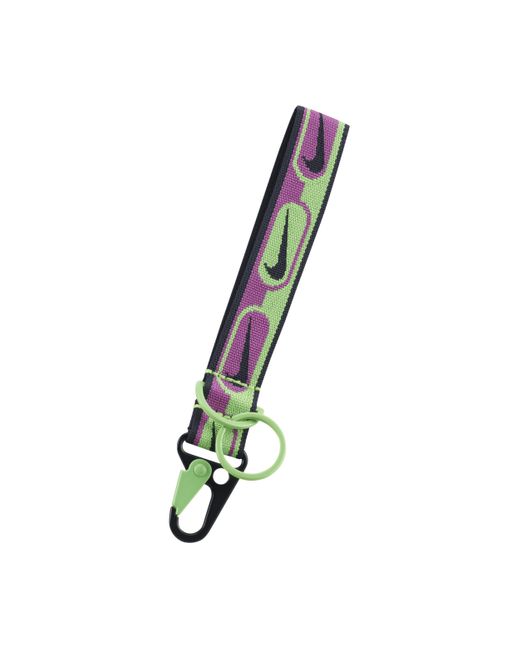 Nike Unisex Key Holder Wrist Lanyard In Purple, in Black Lyst