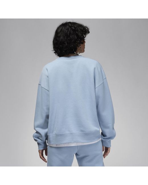 Nike Blue Brooklyn Fleece Crewneck Sweatshirt