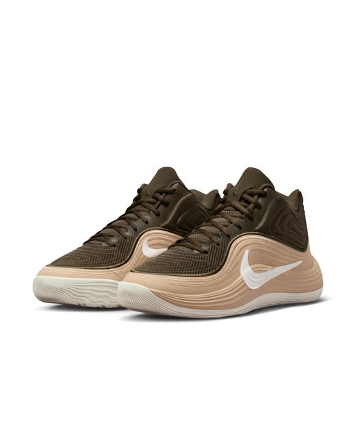 Nike Precision 8 Mid Basketball Shoes in Brown for Men | Lyst