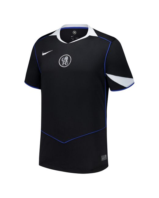 Nike Black Moisãcaicedo Chelsea 2025/26 Stadium Third Dri-Fit Soccer Jersey for men