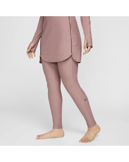 Nike Pink Swim Victory Slim Leggings